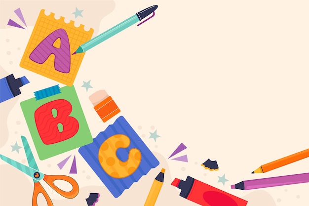 Ilustración de fondo abc