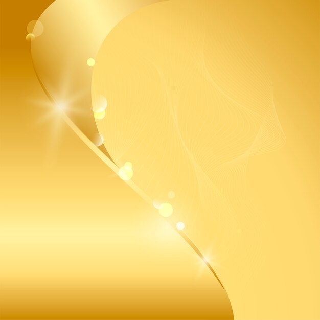 Ilustración del fondo del extracto de la onda del oro