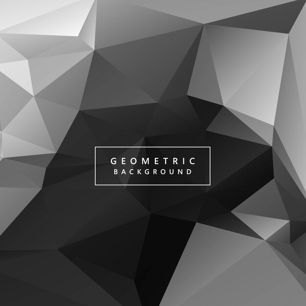 Ilustración de fondo gris abstracto del polígono geométrico