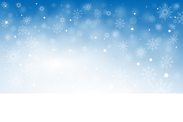 Ilustración de fondo de invierno Decoración para navidad y año nuevo