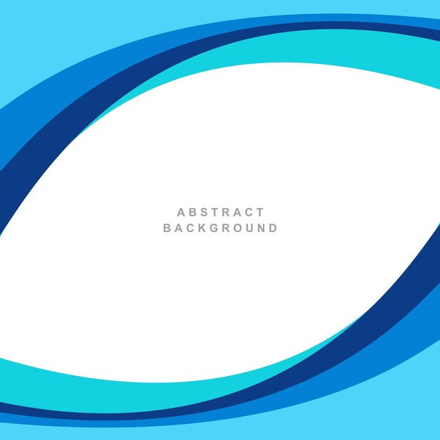 Ilustración de fondo de onda de negocios azul colorido moderno