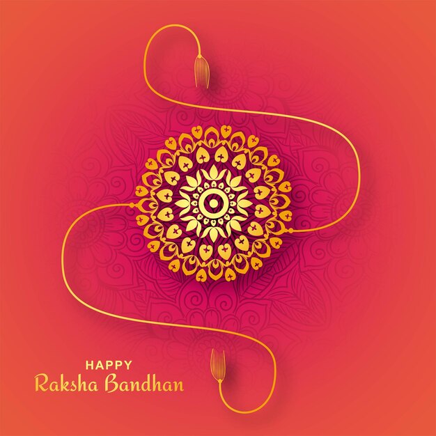 Ilustración de fondo de tarjeta de felicitación de raksha bandhan