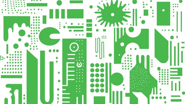Ilustración de formas geométricas planas