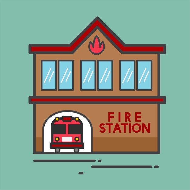 Ilustración de un fuego
