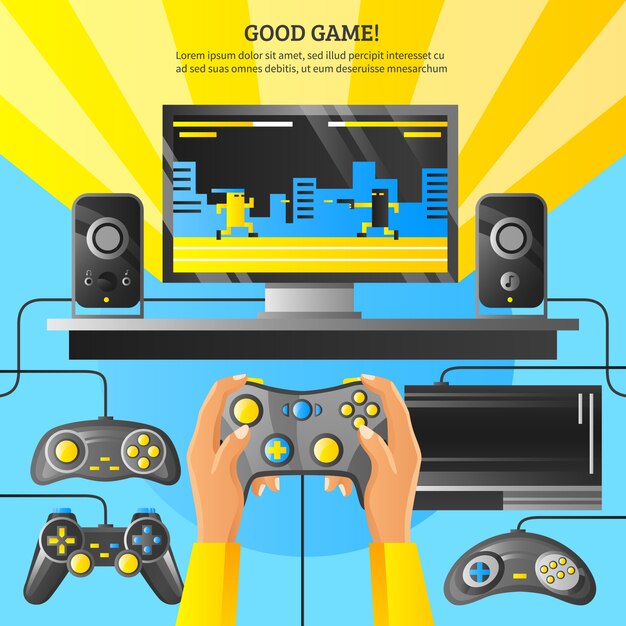 Ilustración de gadget de juego