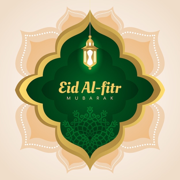 Ilustración de gradiente eid al-fitr