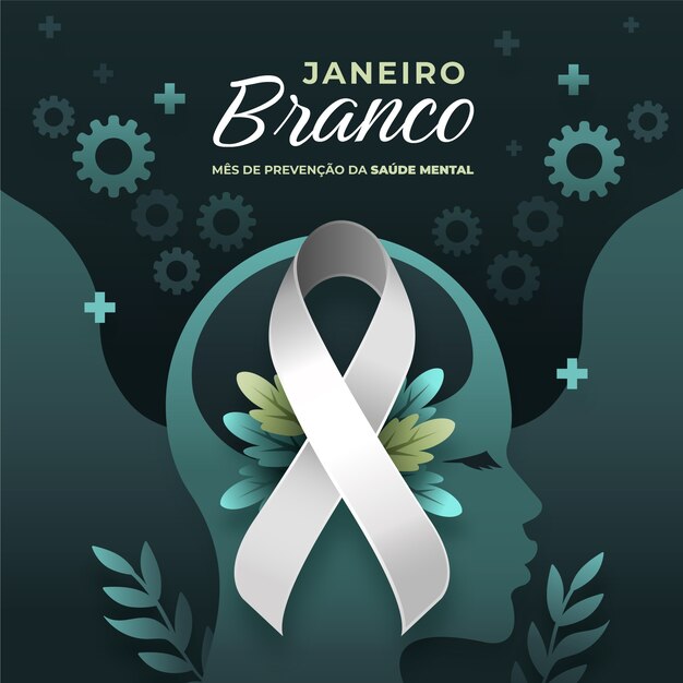 Ilustración del gradiente janeiro branco