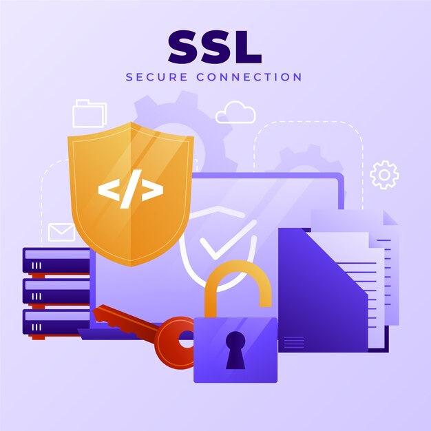 Ilustración de gradiente ssl