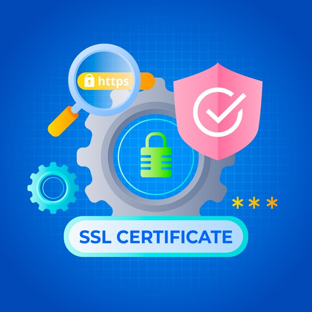 Ilustración de gradiente ssl