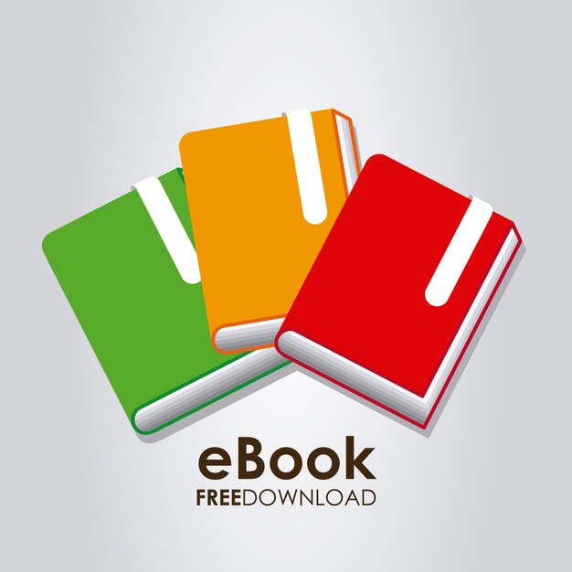 Ilustración gráfica de ebook