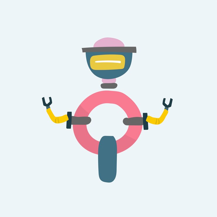 Vector gratuito ilustración del gráfico vectorial del robot
