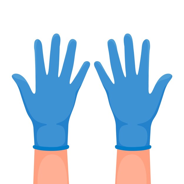 Ilustración de guantes protectores