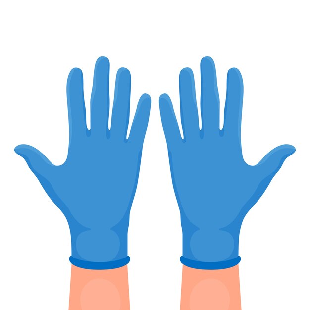 Ilustración de guantes protectores