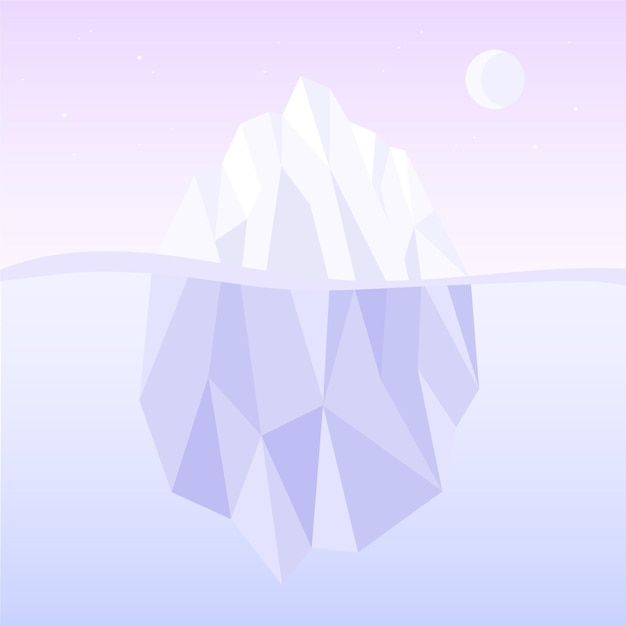 Ilustración de iceberg