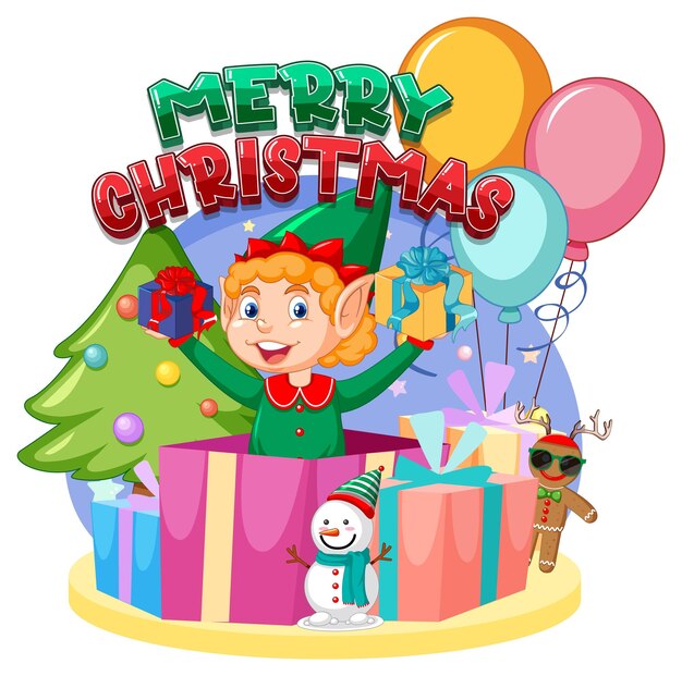Ilustración del icono de la señal de Feliz Navidad