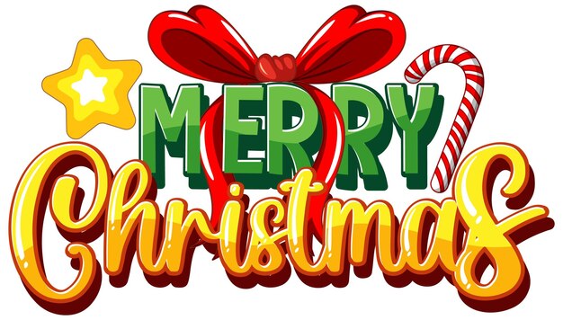 Ilustración del icono de la señal de Feliz Navidad
