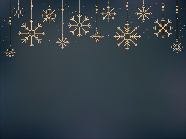Ilustración de iconos lindos copo de nieve