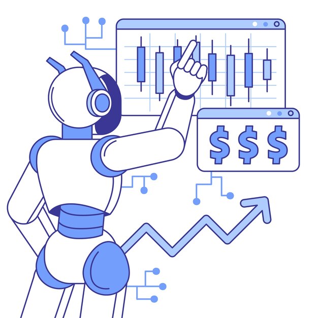 Ilustración de inversión dibujada a mano