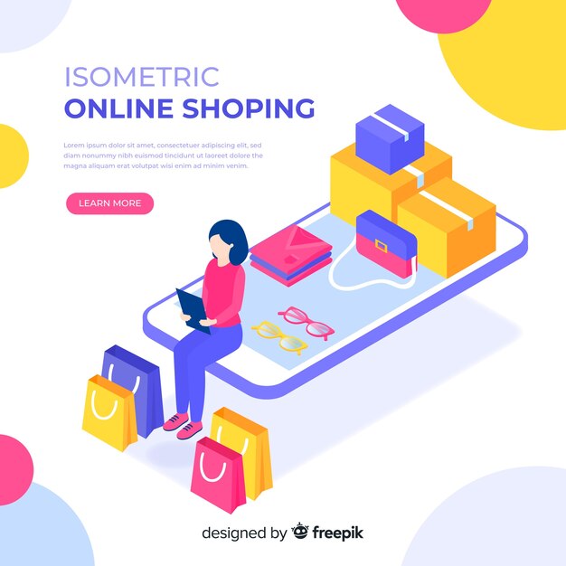 Ilustración isométrica compra online