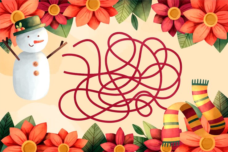Vector gratuito ilustración de juego de navidad acuarela