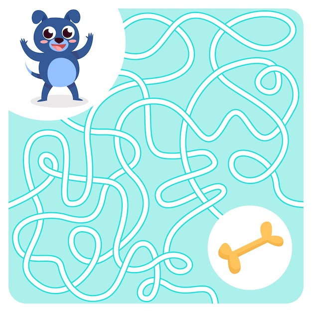 Ilustración de juego de niños dibujados a mano
