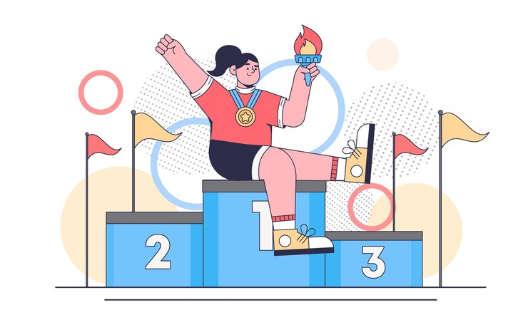 Vector gratuito ilustración de juegos deportivos
