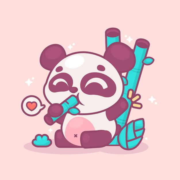 Ilustración kawaii dibujada a mano