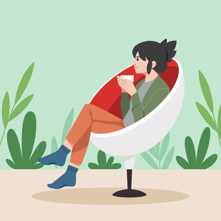 Vector gratuito ilustración de lagom dibujado a mano