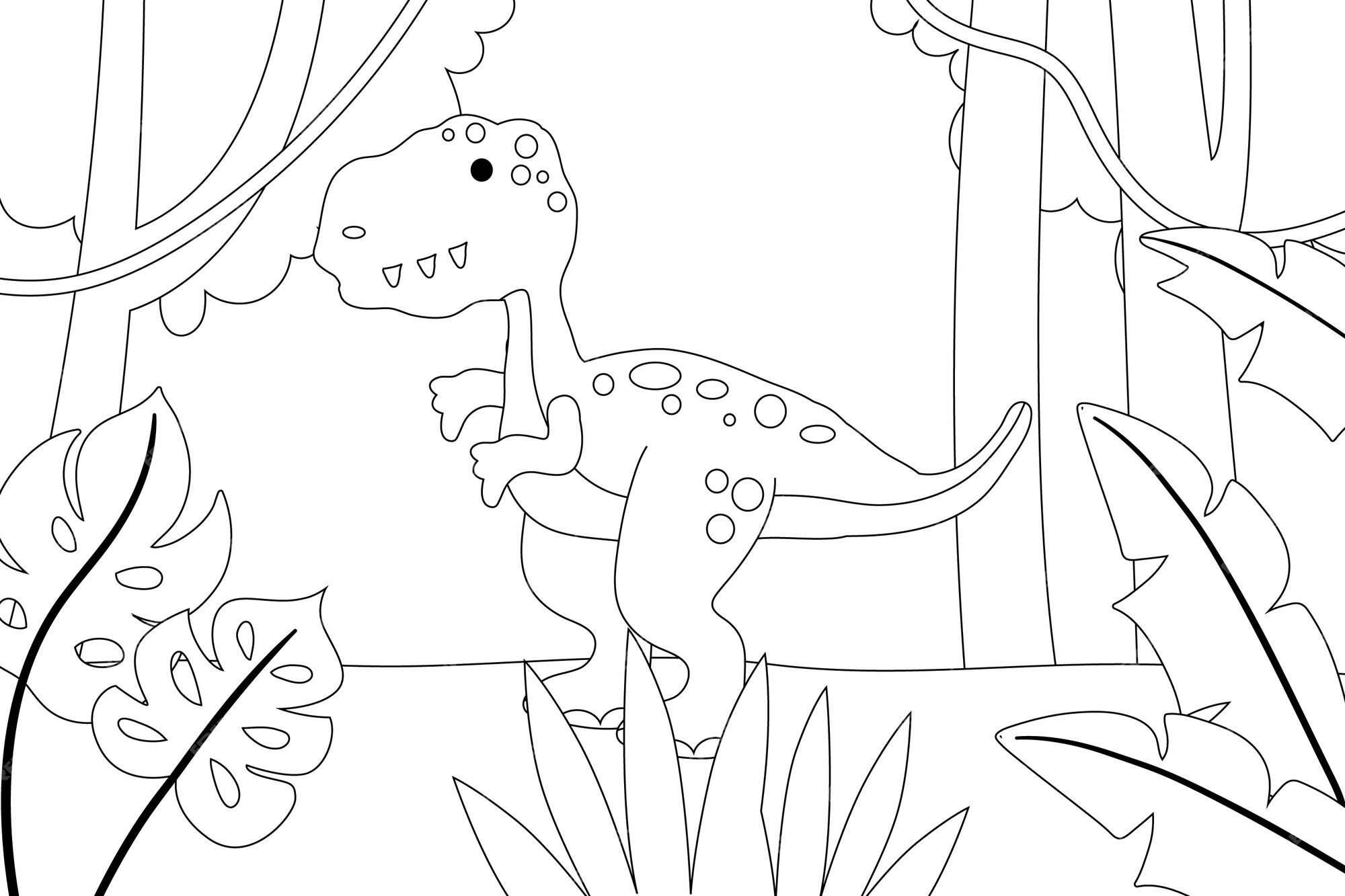 Dinossauro para Colorir – 47 Imagens Divertidas p/ Imprimir Grátis!   Dinosaurios para pintar, Libro de dinosaurios para colorear, Dinosaurio rex  dibujo