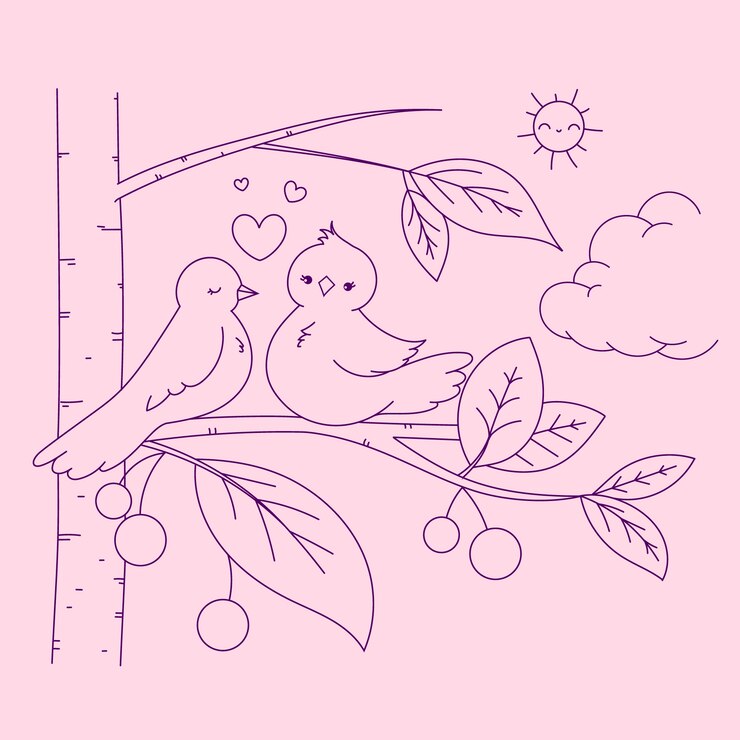 Vector gratuito ilustración de libro para colorear kawaii dibujado a mano