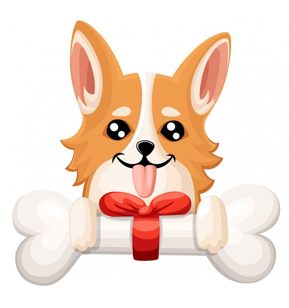 Ilustracion De Dibujos Animados De Perros Animales Grupo Vector Premium