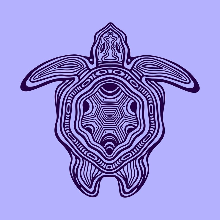Vector gratuito ilustración de mandala de animales dibujada a mano