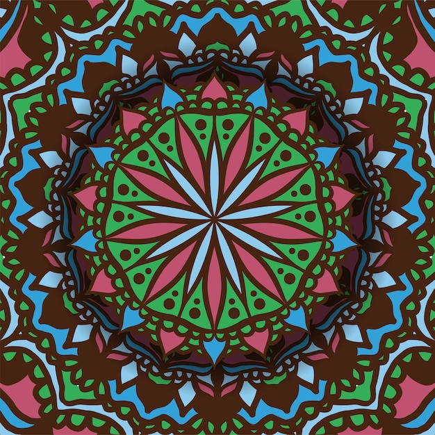 Vector gratuito ilustración de mandala