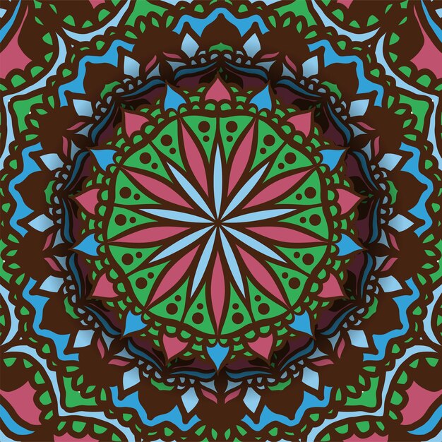 Ilustración de mandala