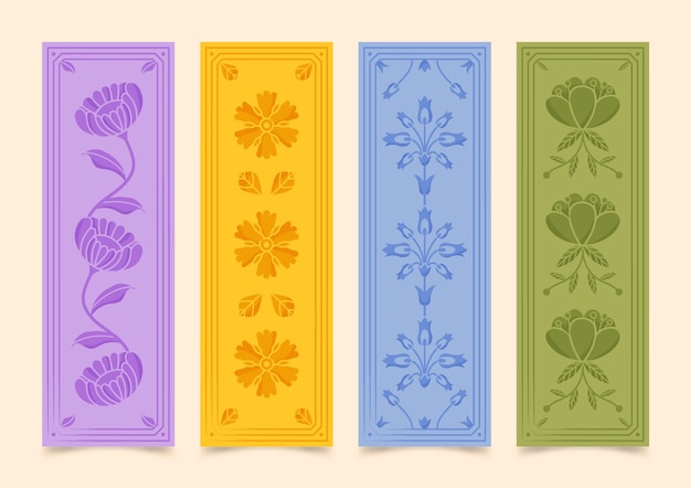 Ilustración de marcador de diseño plano dibujado a mano