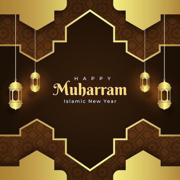 Vector gratuito ilustración de muharram degradado