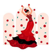 clip art de flamenco