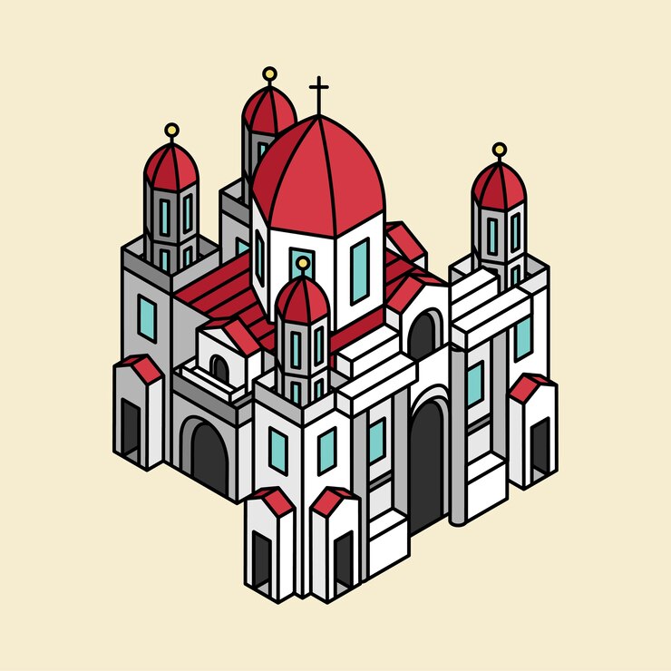 Vector gratuito ilustración del museo de berlín en alemania