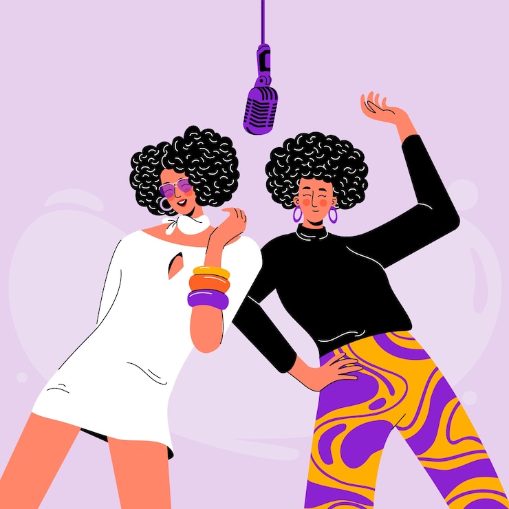 Vector gratuito ilustración de música de diseño plano