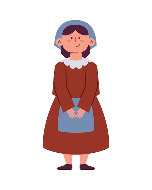 Ilustración de una niña judía