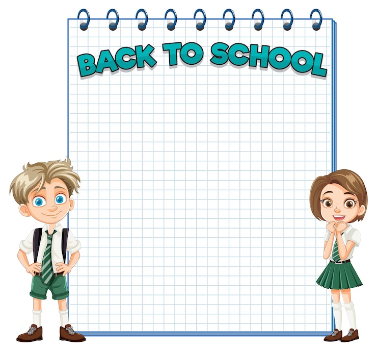 Vector gratuito ilustración de los niños de vuelta a la escuela