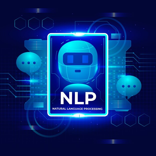 Ilustración de npl abstracto creativo