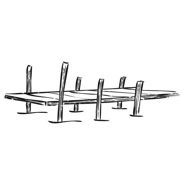 Ilustración de objeto de verano y playa