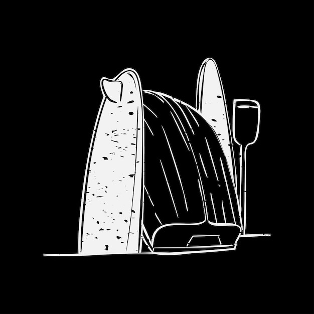 Ilustración del objeto de verano y playa