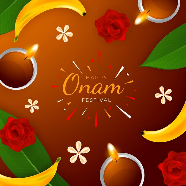 Ilustración de onam realista