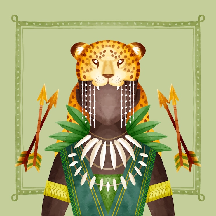 Vector gratuito ilustración de orishas acuarela