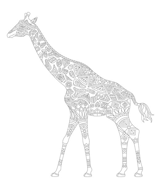 Ilustración de la página adulta de los animales