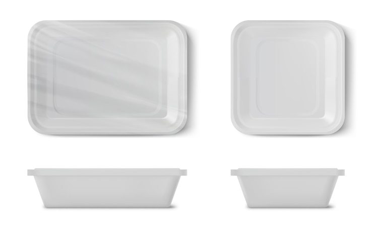 Vector gratuito ilustración de paquete de comida realista
