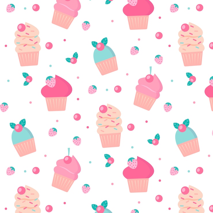 Vector gratuito ilustración de patrón de colores de caramelo dibujado a mano