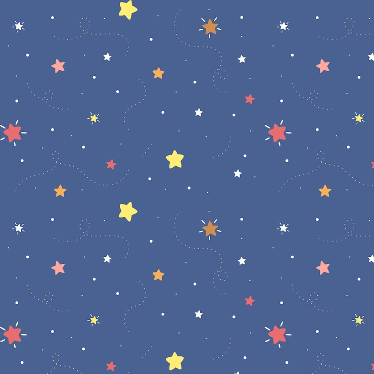 Vector gratuito ilustración de patrón de estrella dibujada a mano